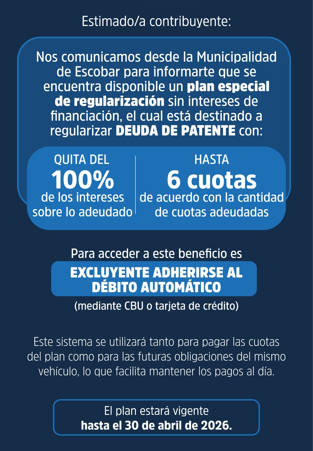NOTICIAS ESCOBAR: AMID ESCOBAR